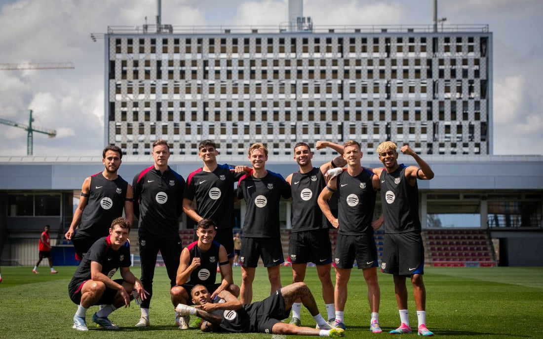Barcelona FC train