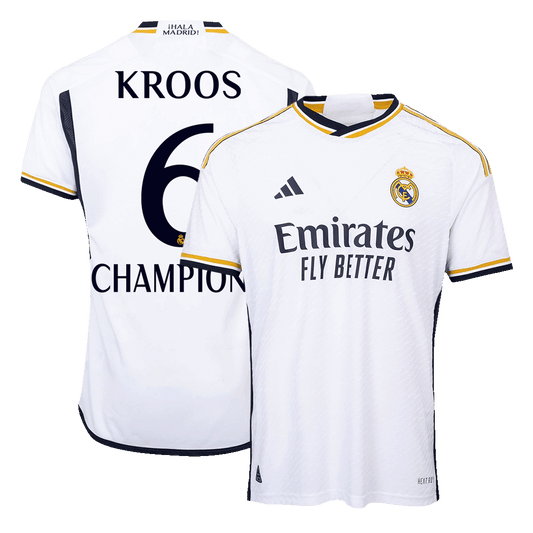 Real Madrid Hemma Fotbollströja KROOS #6 2023/24 Autentisk-1