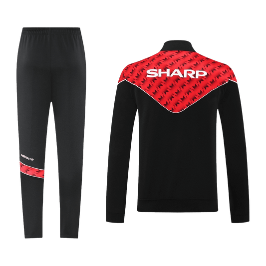 Manchester United Träningsset (Jacka+Byxor) 2025/26 Red&Black-1