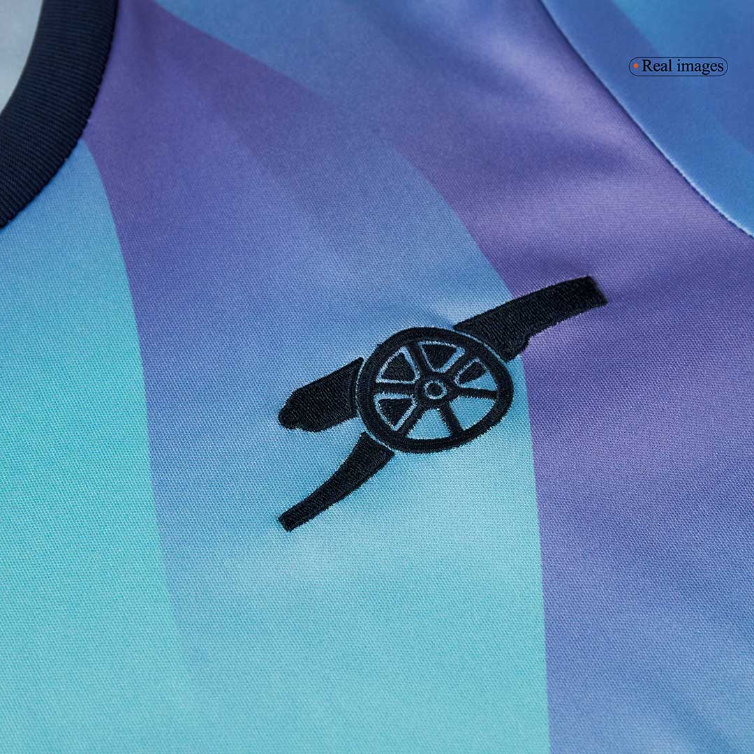 Arsenal Tredjeställ Fotbollströja 2024/25 Fotbollssats Barn