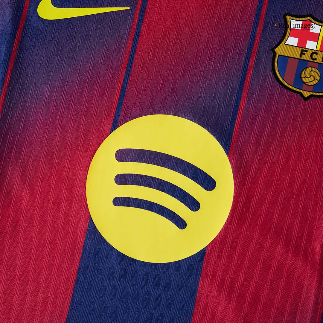 F.DE JONG #21 Barcelona Tröja 2025/26 Hemma Autentisk - UCL-11