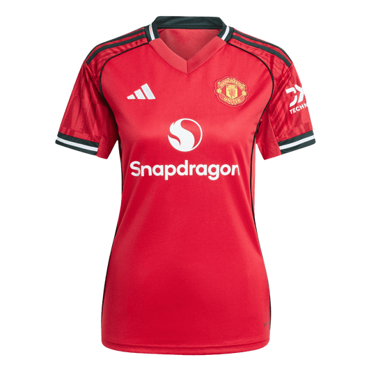 Manchester United Tröja 2025/26 Hemma Röd Dam