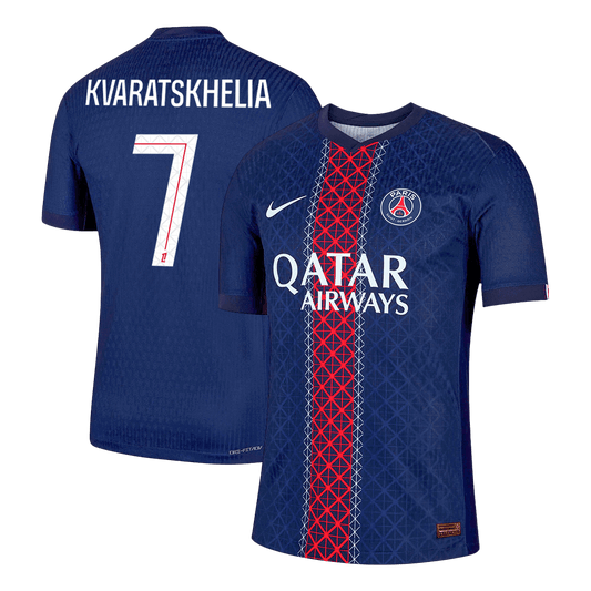 KVARATSKHELIA #7 PSG Tröja 2025/26 Hemma Autentisk-1