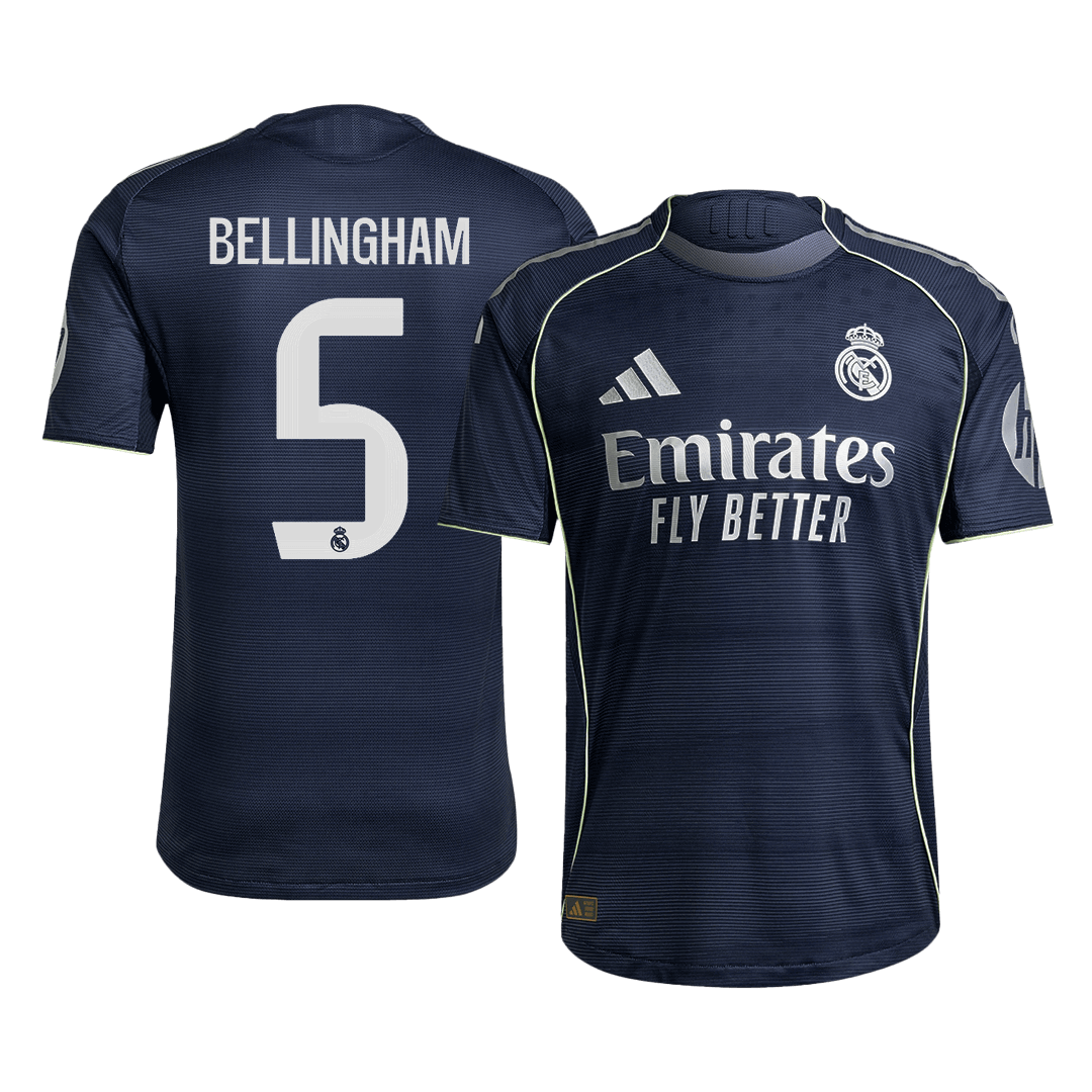 BELLINGHAM #5 Real Madrid Tröja 2025/26 Borta Autentisk