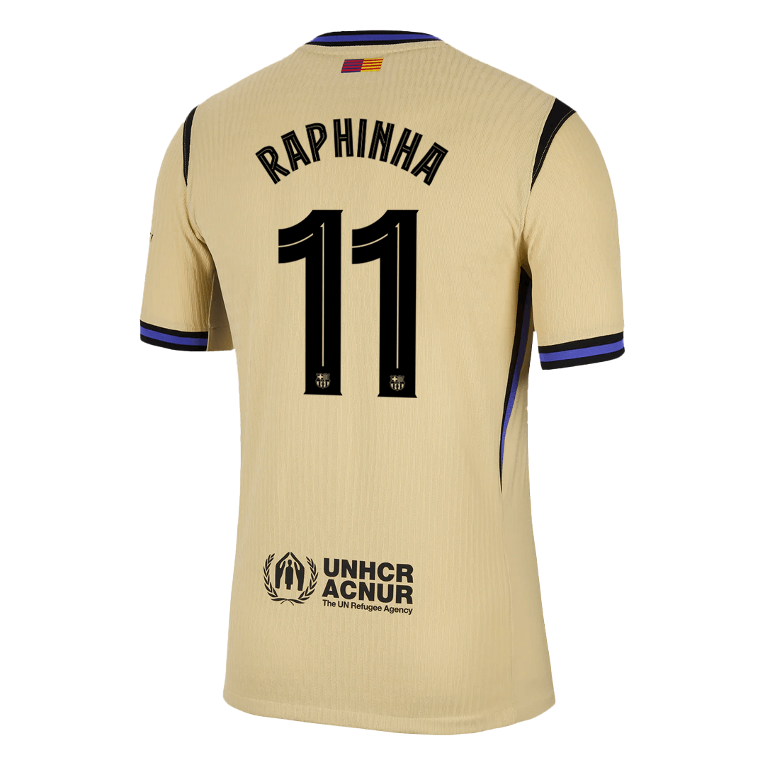 RAPHINHA #11 Barcelona Tröja 2025/26 Borta Autentisk - UCL