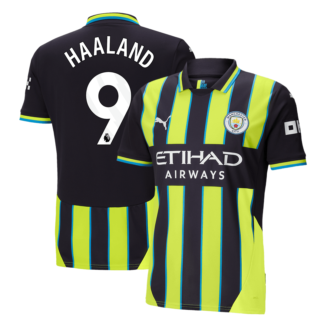 Manchester City Borta Fotbollströja HAALAND #9 2024/25