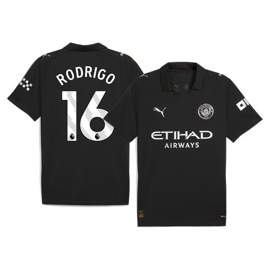 RODRIGO #16 Manchester City Tröja 2025/26 Borta-1