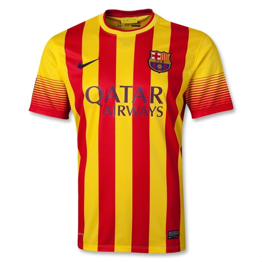 Retro Barcelona Borta Fotbollströja MESSI #10 2013/14-1
