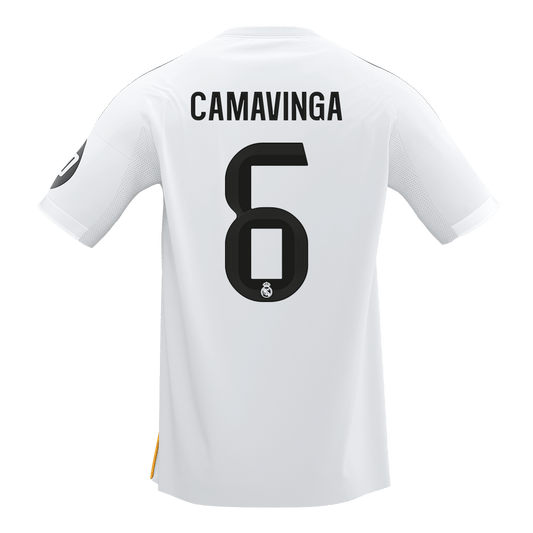 CAMAVINGA #6 Real Madrid Tröja 2025/26 Hemma Premium Vit