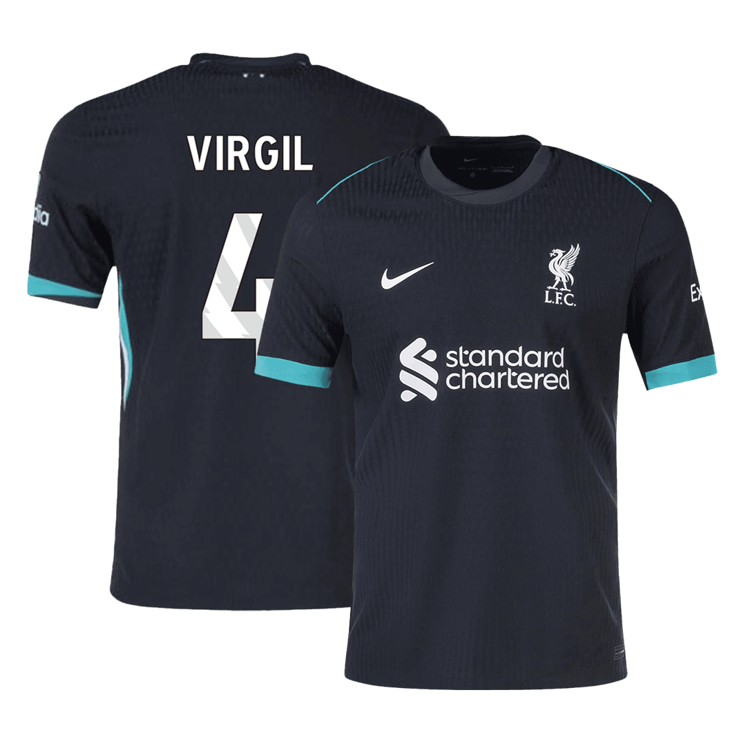 Liverpool Borta Fotbollströja VIRGIL #4 2024/25 Autentisk