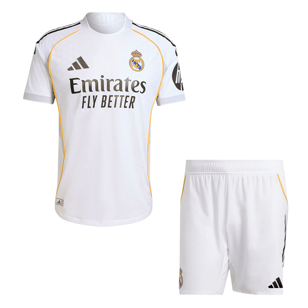 Real Madrid Tröja 2025/26 Hemma Fotbollssats Autentisk