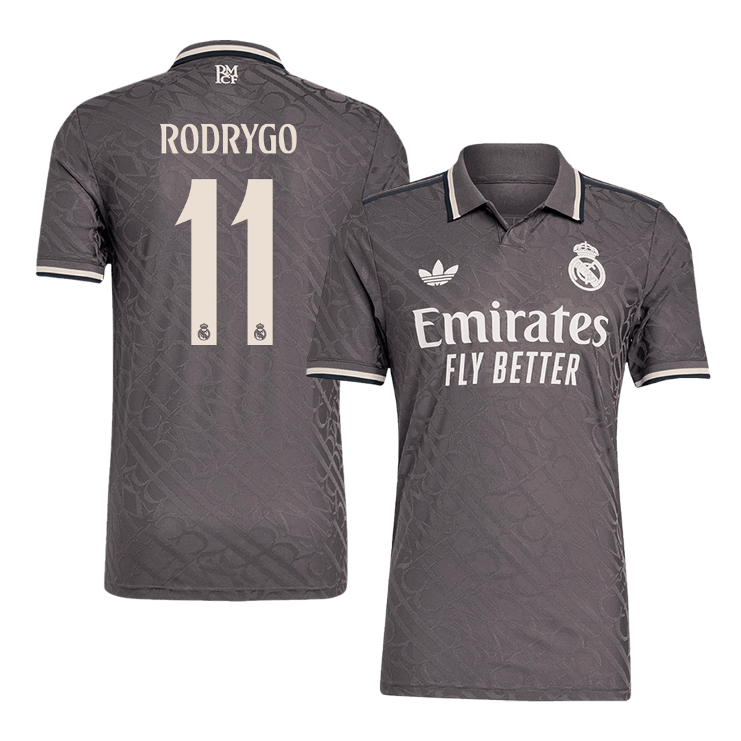 Real Madrid Tredjeställ Fotbollströja RODRYGO #11 2024/25 Autentisk