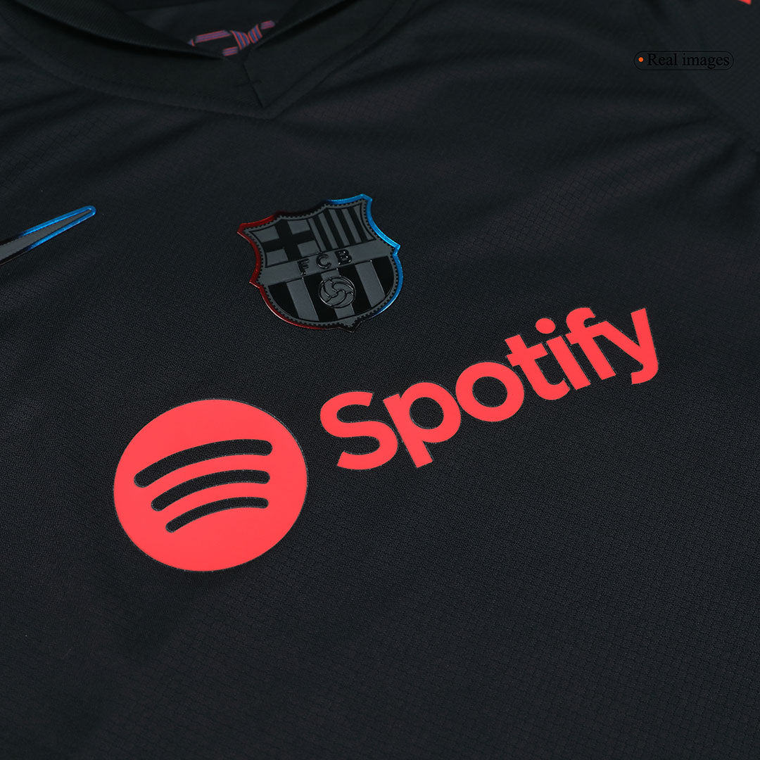 Barcelona Borta Fotbollströja 2024/25 Fotbollssats Barn