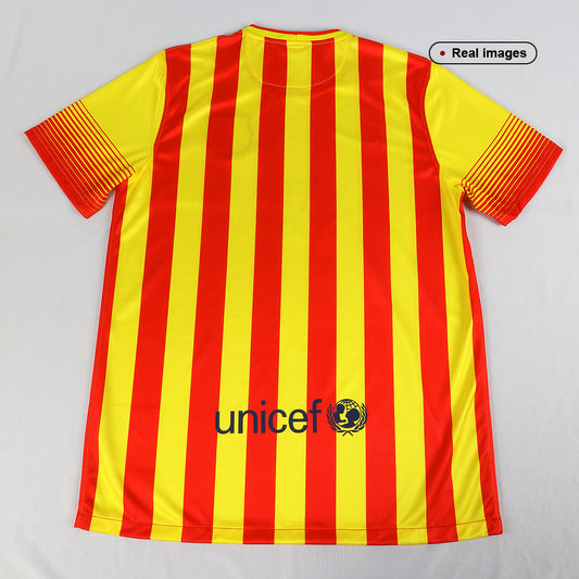 Retro Barcelona Borta Fotbollströja 2013/14-1