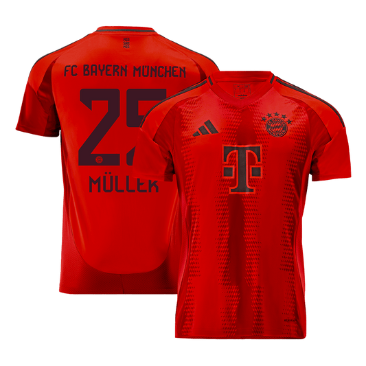 Bayern Munich Hemma Fotbollströja MÜLLER #25-1