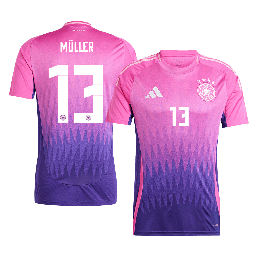 MÜLLER #13 Tyska landslaget Borta Fotbollströjor 2024 Premium