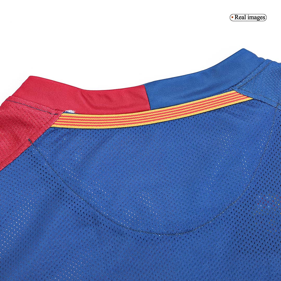 Retro Barcelona Hemma Fotbollströja ETO'O #9 2008/09 långärmad - UCL Final