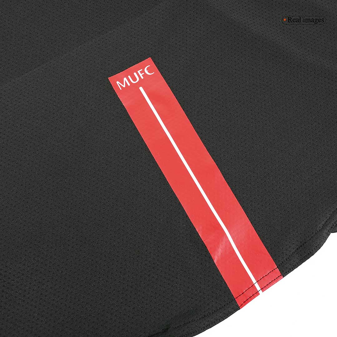 Retro Manchester United Borta Fotbollströja 2007/08 långärmad