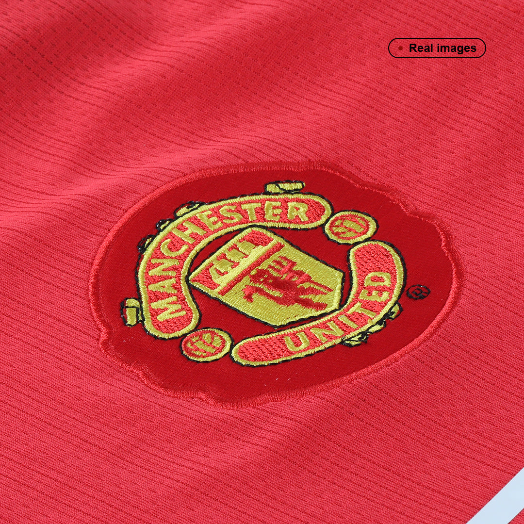 Retro Manchester United Hemma Fotbollströja SCHOLES #18 2007/08