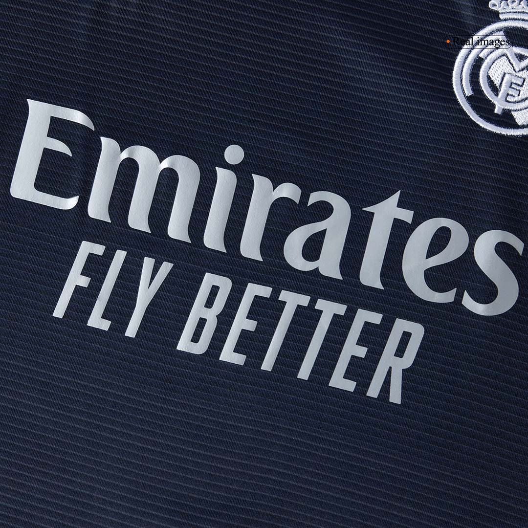 Real Madrid Tröja 2025/26 Bortaställ Mörkblå Barn
