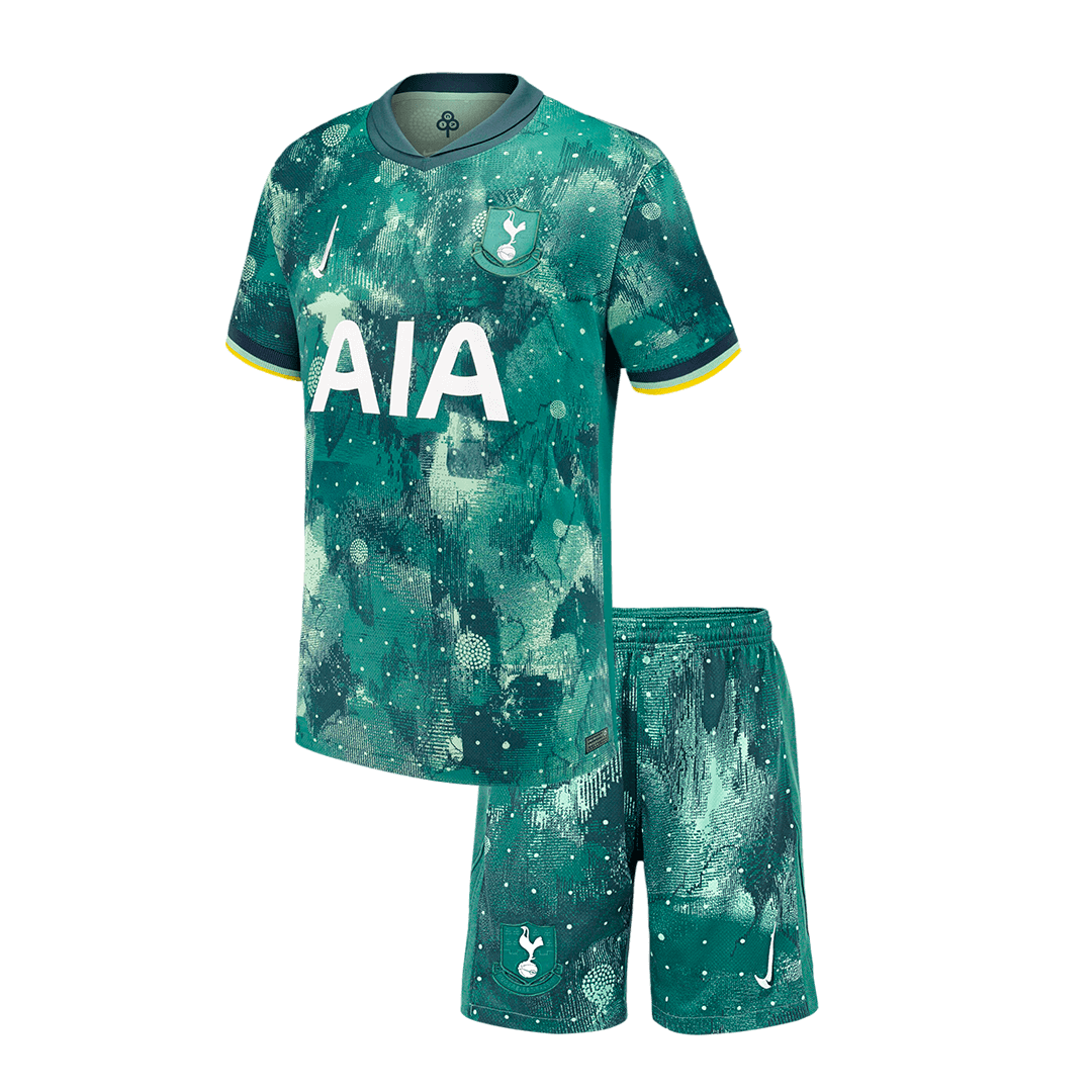 Tottenham Hotspur Tredjeställ Fotbollströja 2024/25 Fotbollssats Barn