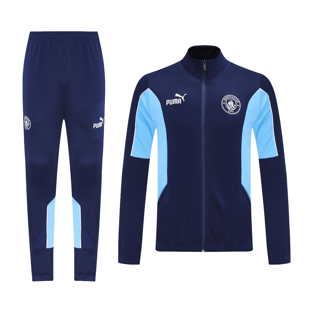 Manchester City Träningsset (Jacka+Byxor) 2025/26 Mörkblå