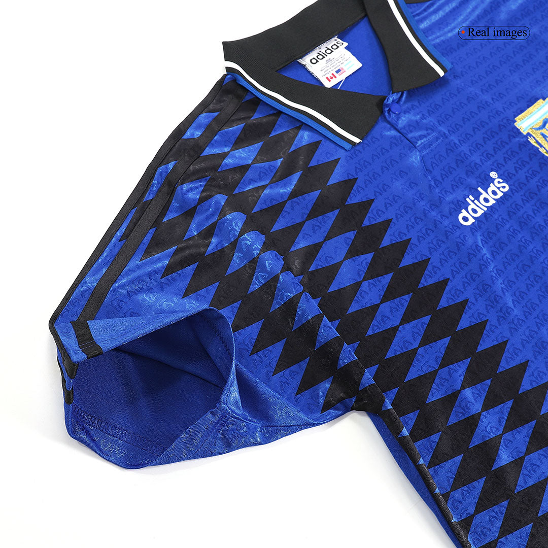 #10 Argentina Borta Fotbollströjor 1994 Retro