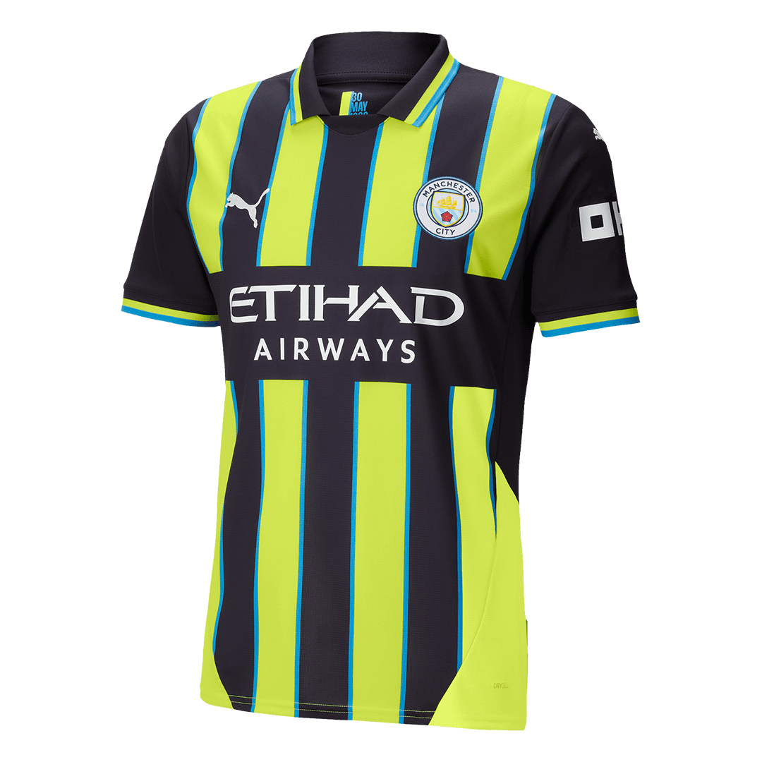 Manchester City Borta Fotbollströja HAALAND #9 2024/25 - UCL