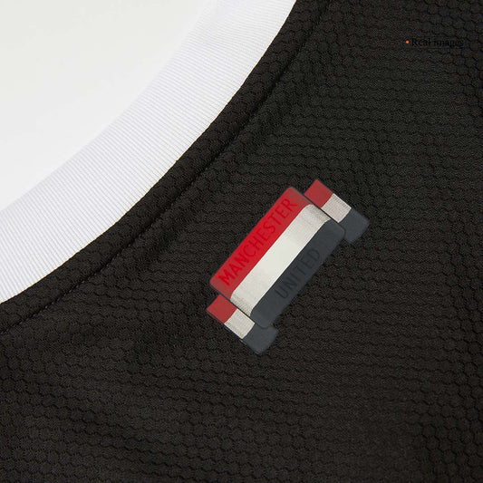 Manchester United Tredjeställ Fotbollströja 2024/25 Målvakt Svart-1