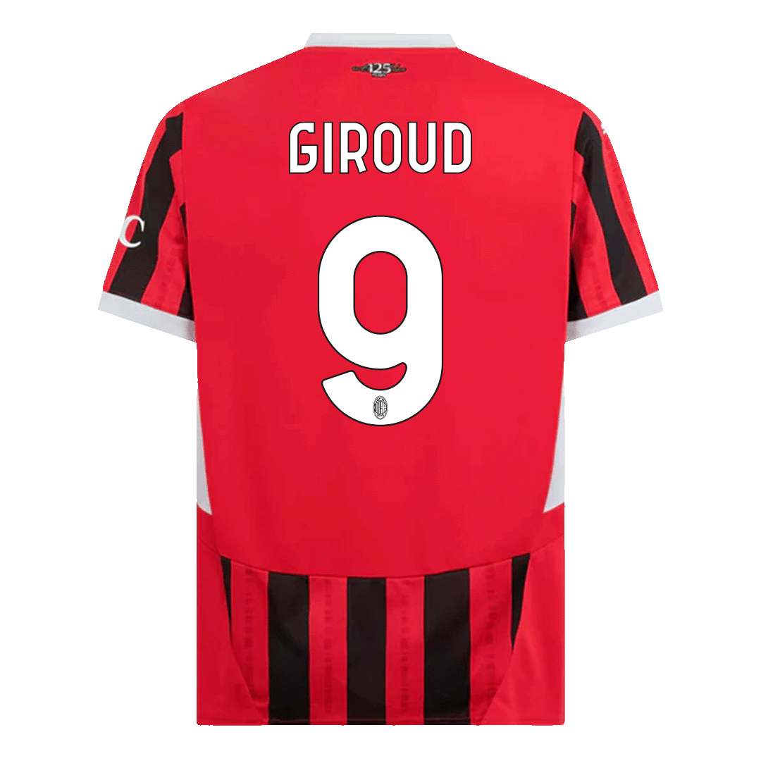 AC Milan Hemma Fotbollströja GIROUD #9 2024/25