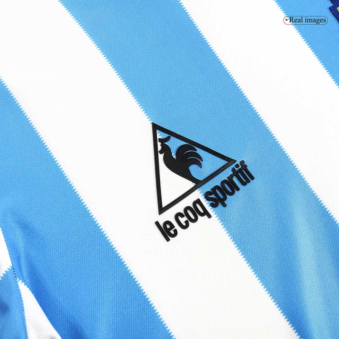Argentina Hemma Fotbollströjor 1986 Retro