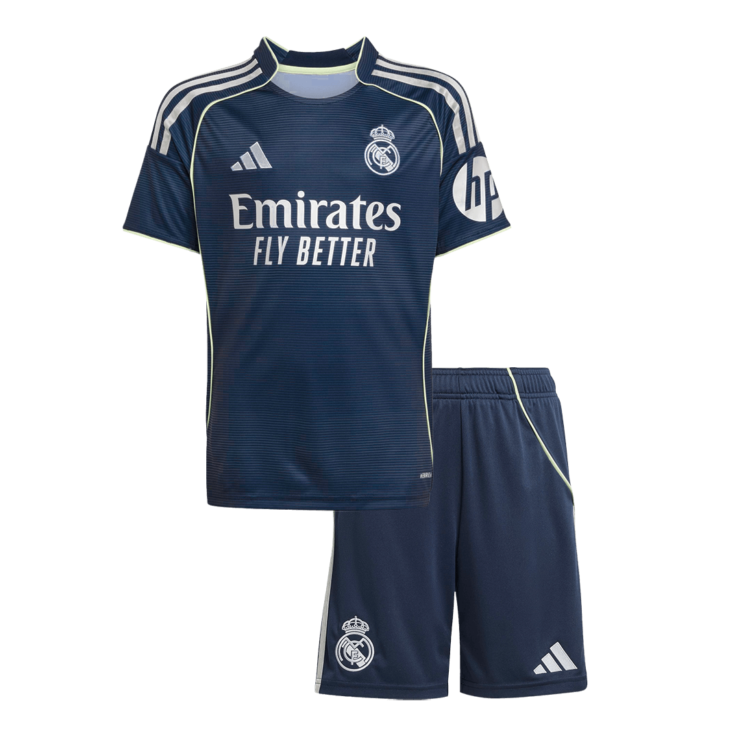 Real Madrid Tröja 2025/26 Borta
Fotbollssats Barn