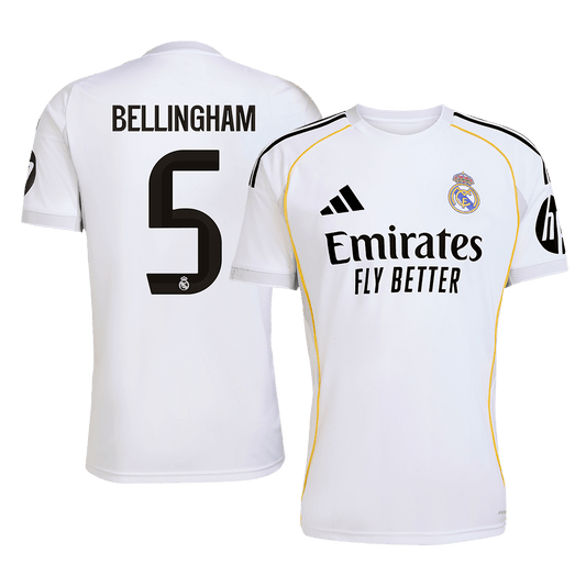 BELLINGHAM #5 Real Madrid Tröja 2025/26 Hemma-1