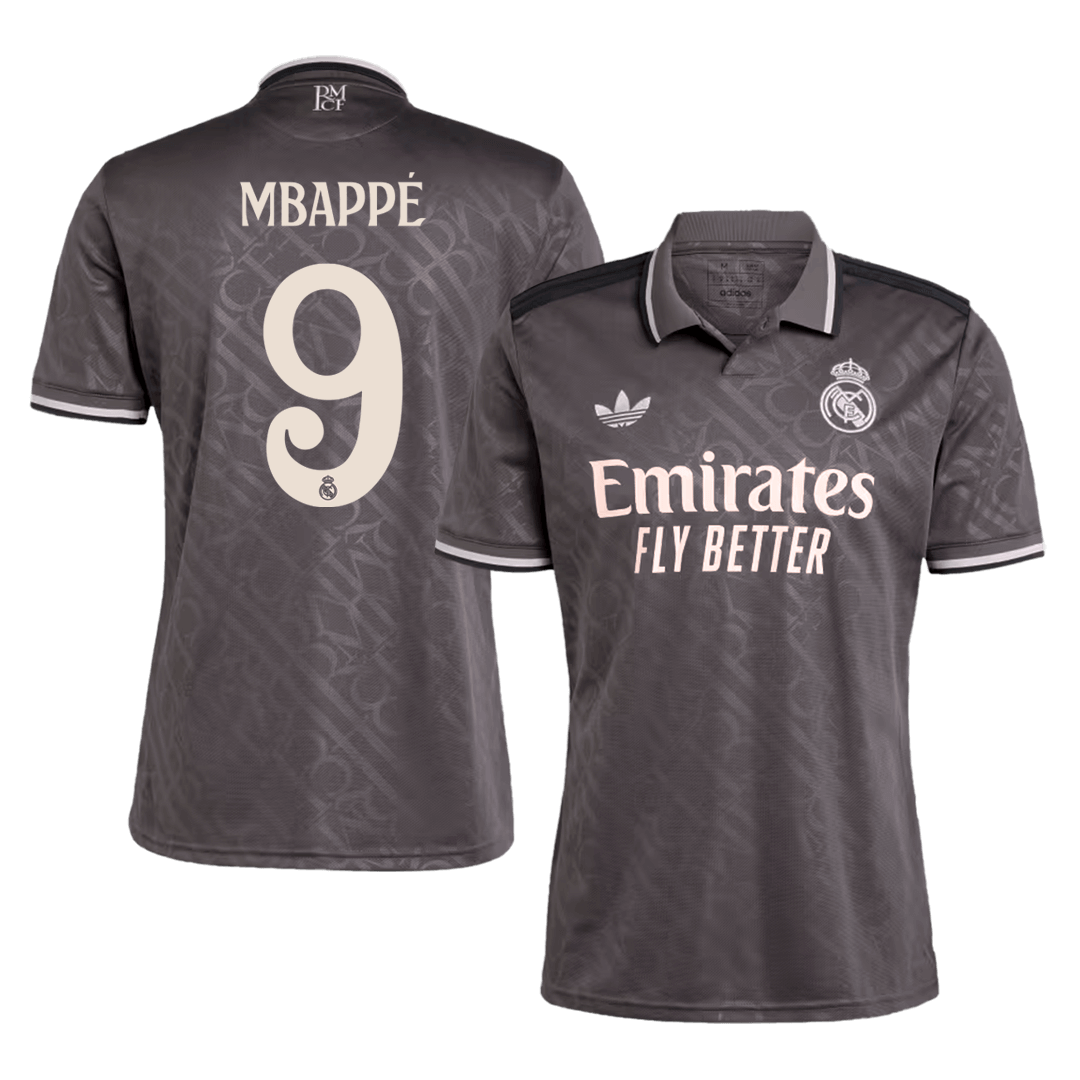 Real Madrid Tredjeställ Fotbollströja MBAPPÉ #9 2024/25 Premium