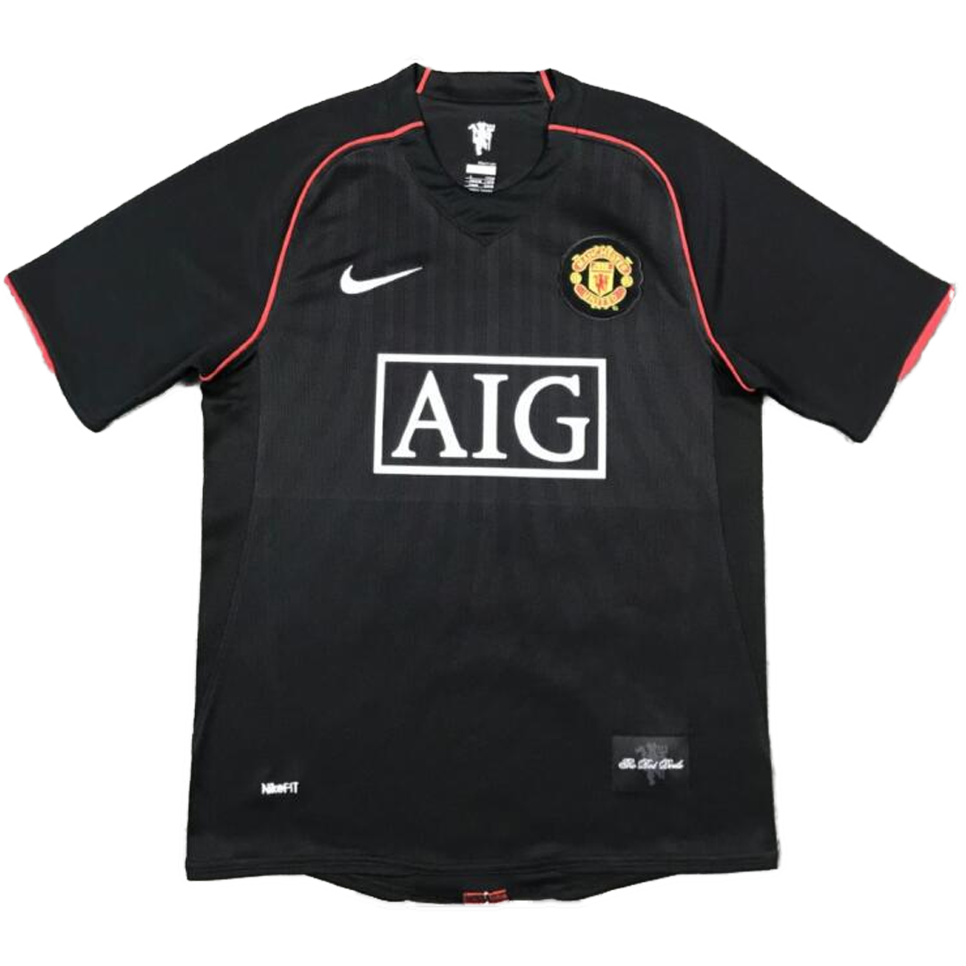 Retro Manchester United Borta Fotbollströja SCHOLES #18 2007/08