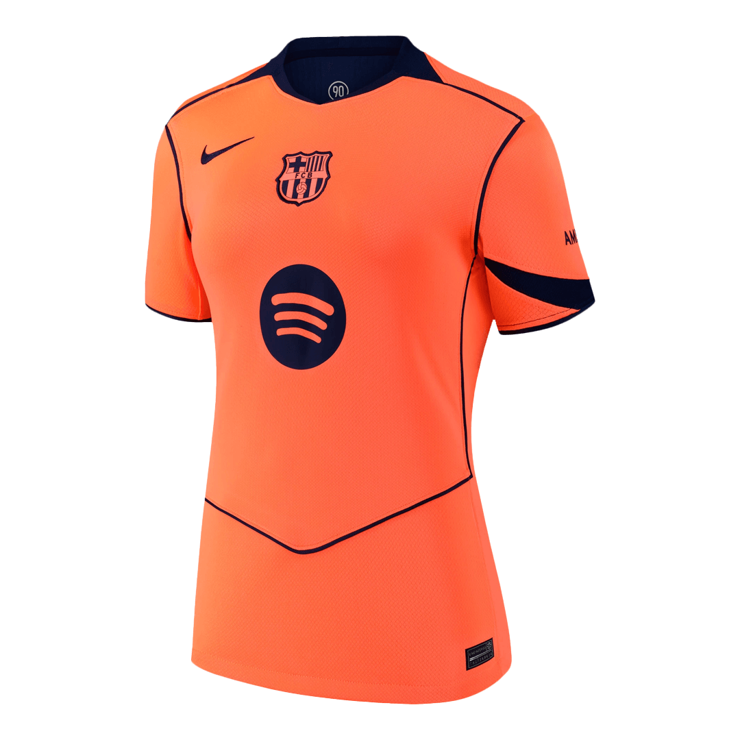 Barcelona Tröja 2025/26 Tredje Orange Dam