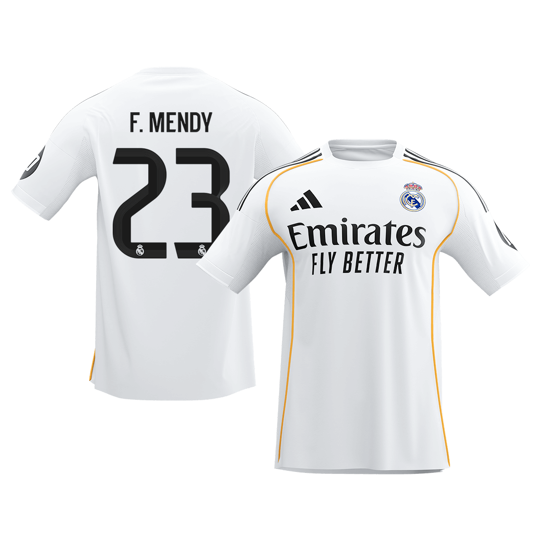F.MENDY #23 Real Madrid Tröja 2025/26 Hemma Premium Vit