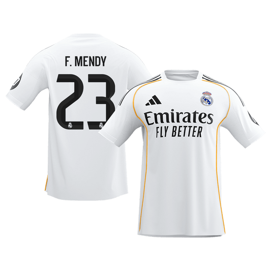 F.MENDY #23 Real Madrid Tröja 2025/26 Hemma Premium Vit-1