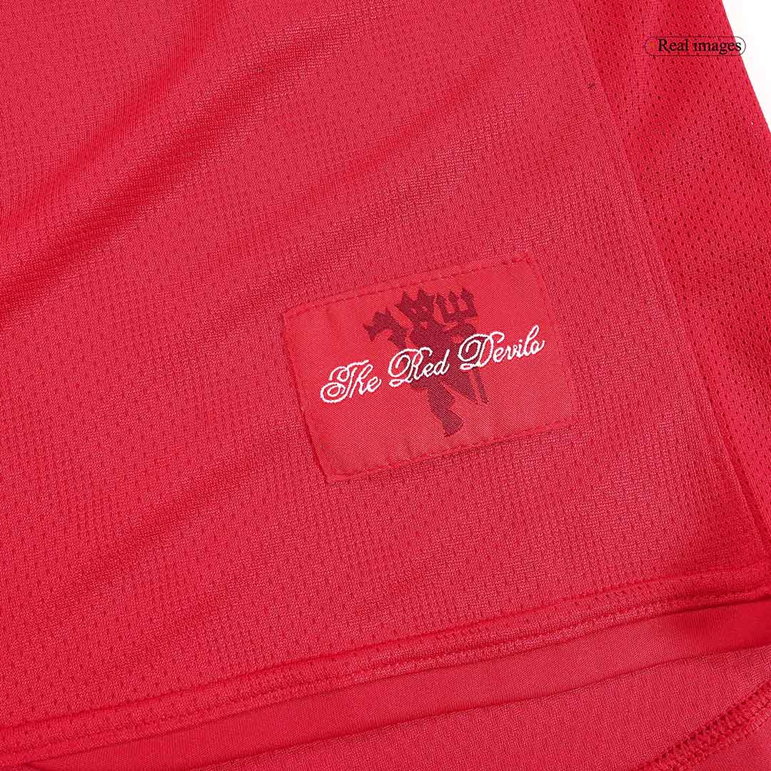 Retro Manchester United Hemma Fotbollströja ROONEY #10 2007/08 långärmad
