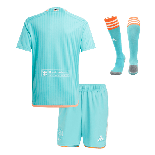 Inter Miami CF Tredjeställ Fotbollströja 2024 Fotbollssats Barn-1