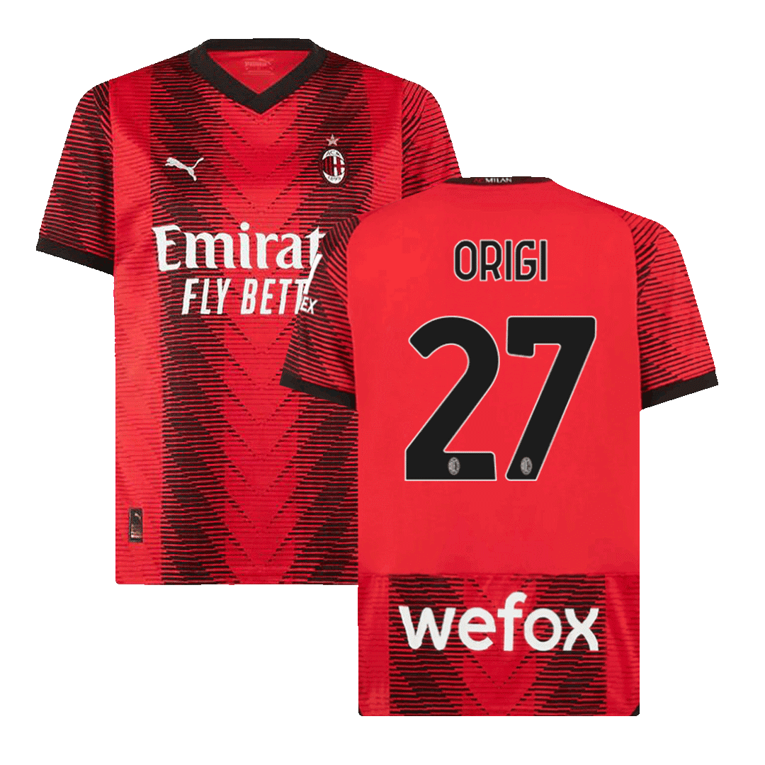 AC Milan Hemma Fotbollströja ORIGI #27 2023/24