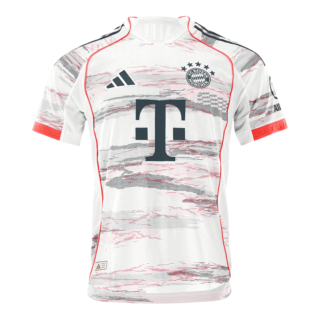 MÜLLER #25 Bayern Munich Borta Tröja 2025/26 Autentisk