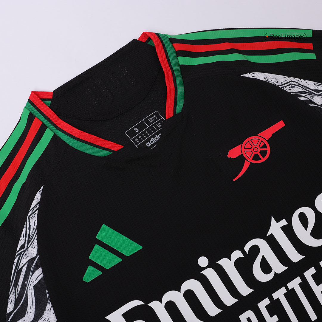 Arsenal Borta Fotbollströja SAKA #7 2024/25 Autentisk
