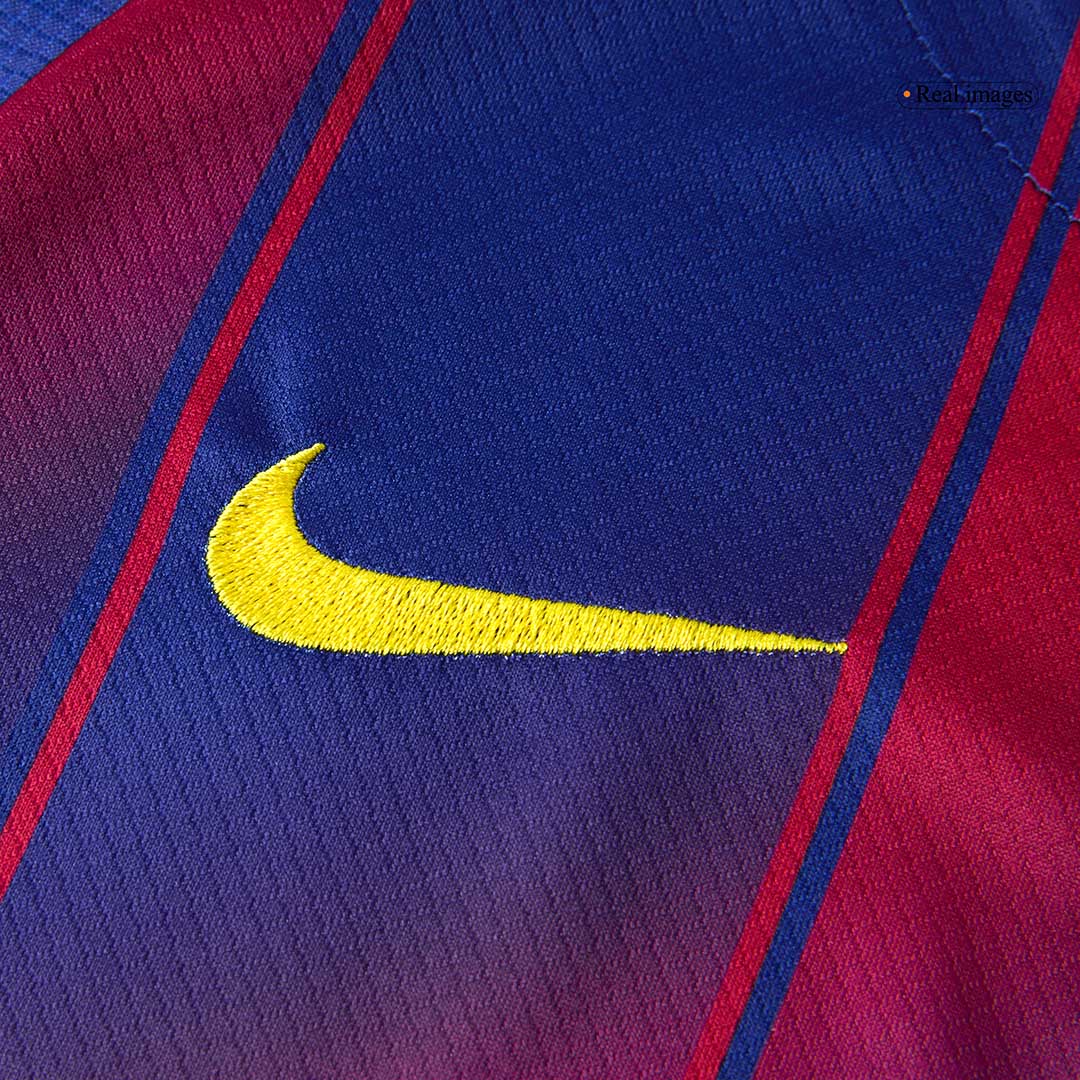 Barcelona Tröja 2025/26 Hemmaställ Röd/Blå Barn stora storlekar