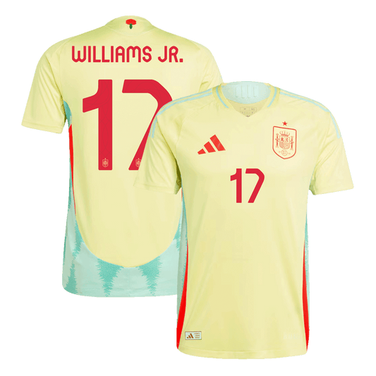 WILLIAMS JR. #17 Spanien Borta Fotbollströjor Euro 2024 Autentisk