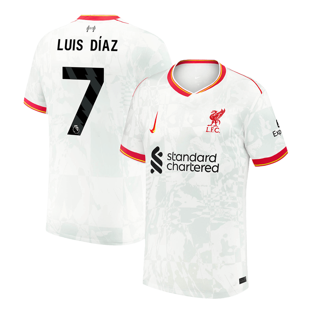 Liverpool Tredjeställ Fotbollströja LUIS DÍAZ #7 2024/25