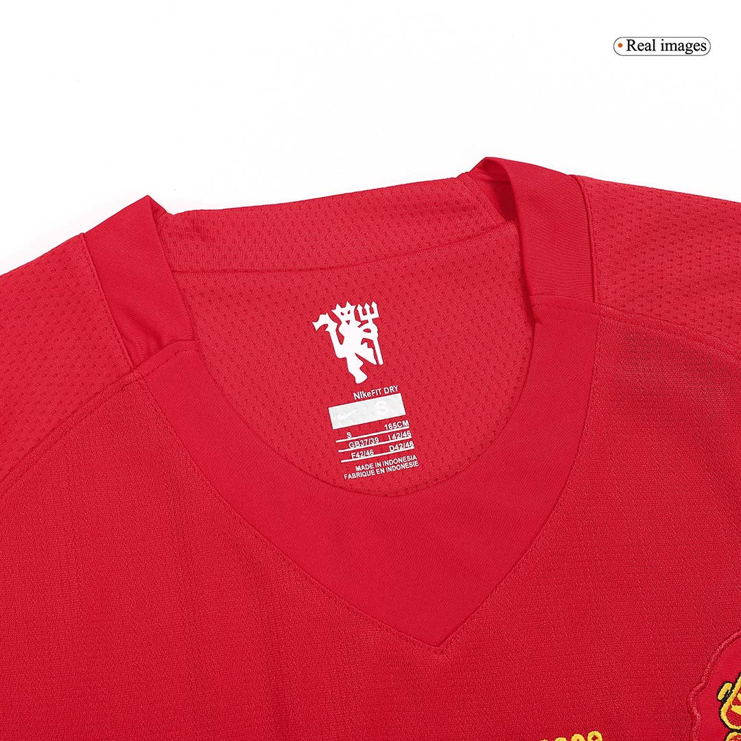 Retro Manchester United Hemma Fotbollströja 2007/08