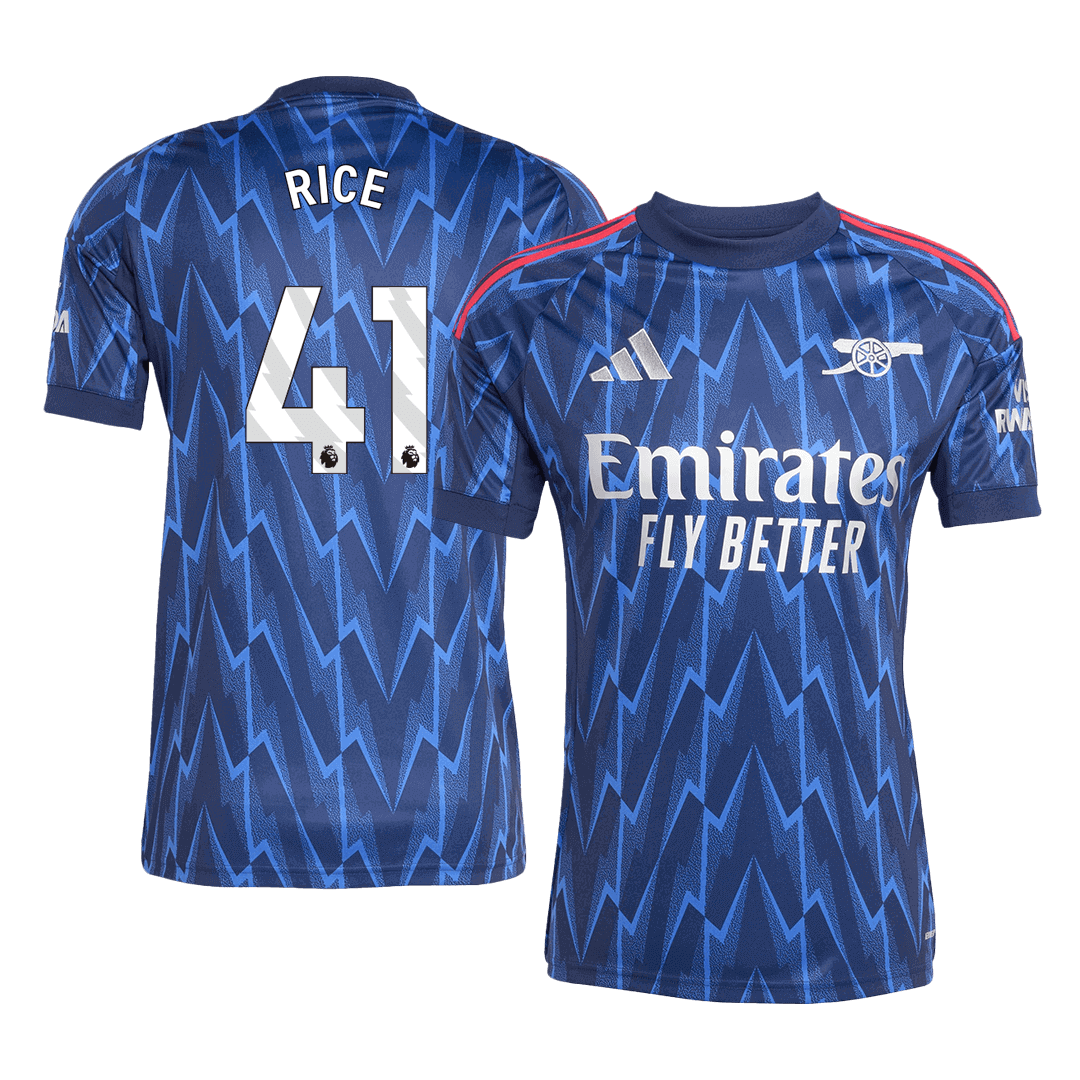RICE #41 Arsenal Tröja 2025/26 Borta