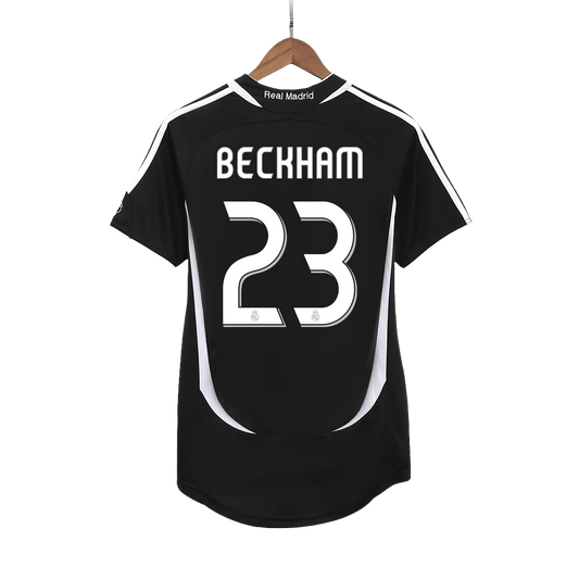 Retro Real Madrid Borta Fotbollströja BECKHAM #23 2006/07-1
