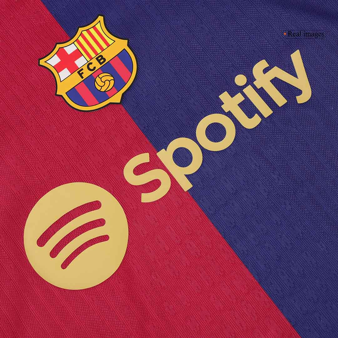 Barcelona Hemma Fotbollströja 2024/25 Autentisk